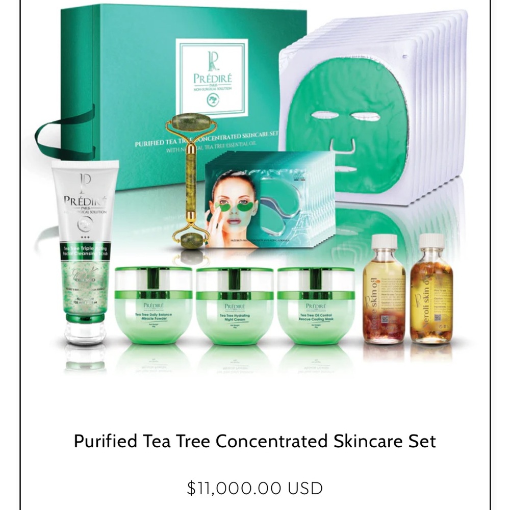 Predire Purified Tea Tree Skincare Set NEW